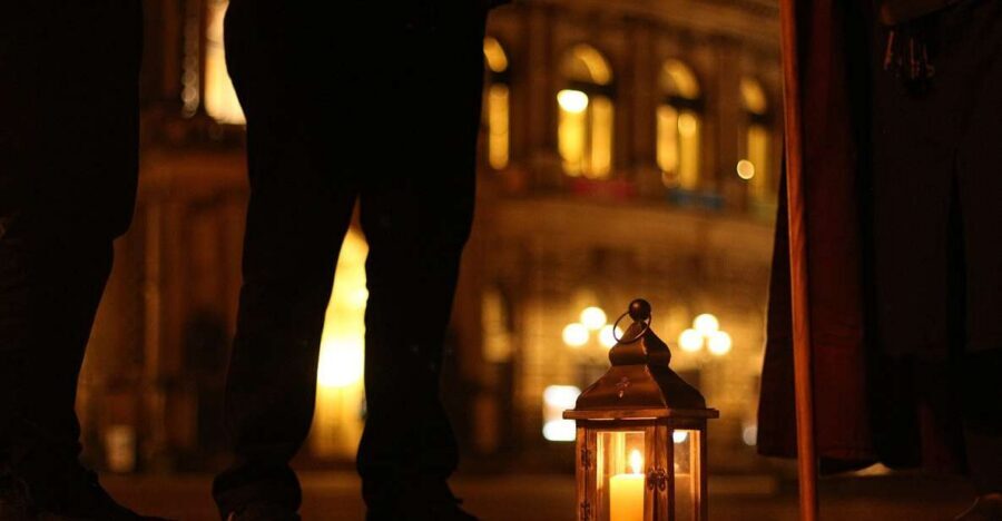 Dresden Group Tour with a Night Watchman - Meeting by King Johann and Getting Into Character