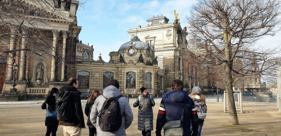 Dresden: Guided City Walk and Panometer Entrance Ticket - Panometer after the walk: former gasometer, giant vision