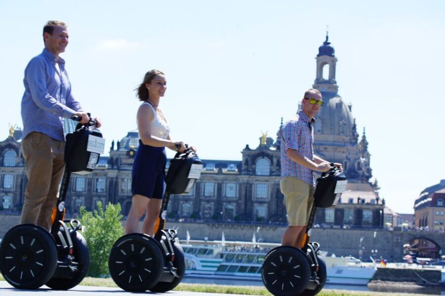 Dresden: Guided Segway Klassik Tour - Neustädter Markt to Königsufer: catching Dresden’s Baroque silhouette early
