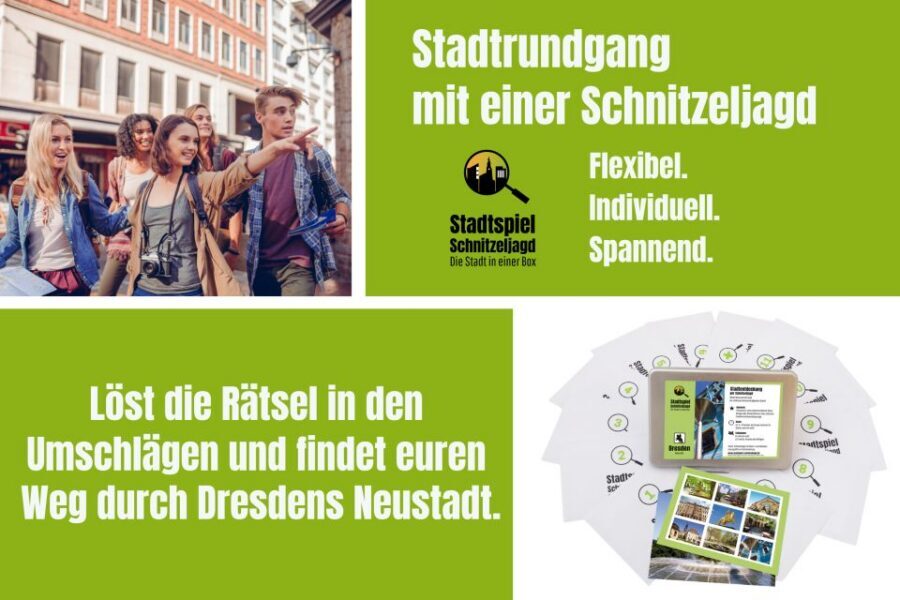 Dresden Neustadt: Scavenger Hunt Self Guided Tour - A self-guided puzzle walk through Dresden Neustadt