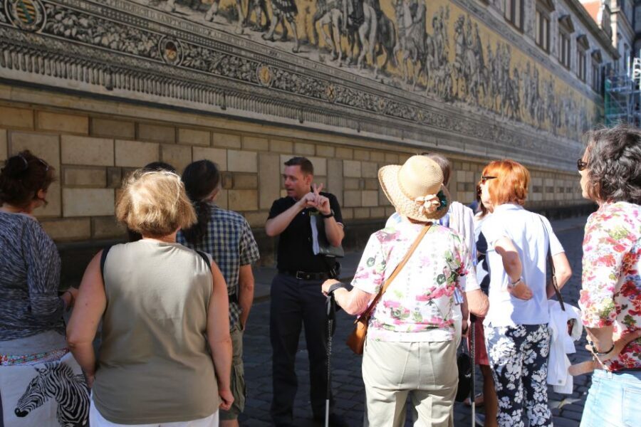 Dresden: Private Guided Walking Tour - Brühl’s Terrace, Procession of Princes, and Stallhof: where the tour slows just enough