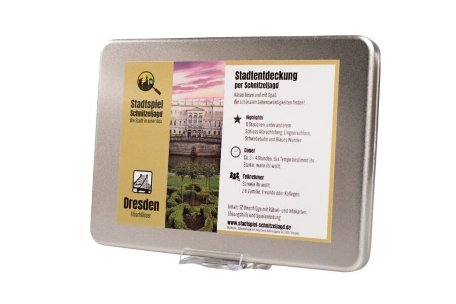 Dresden: Scavenger Hunt to Elbe River & Castles - Meeting point and how you receive the box in Dresden