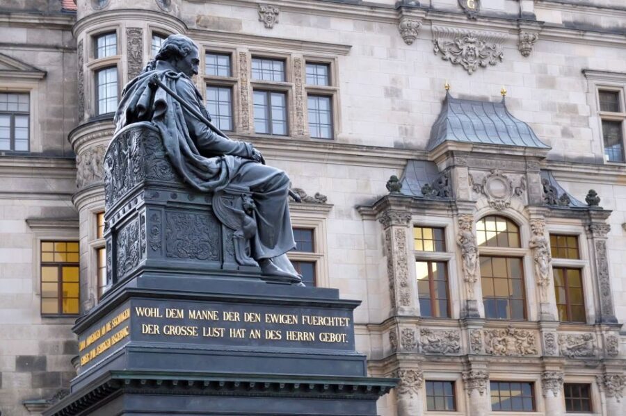 Dresden with a touch of Xmas: English small group tour - Neumarkt and the Churches: A Christmas Stop That Feels Connected to the City