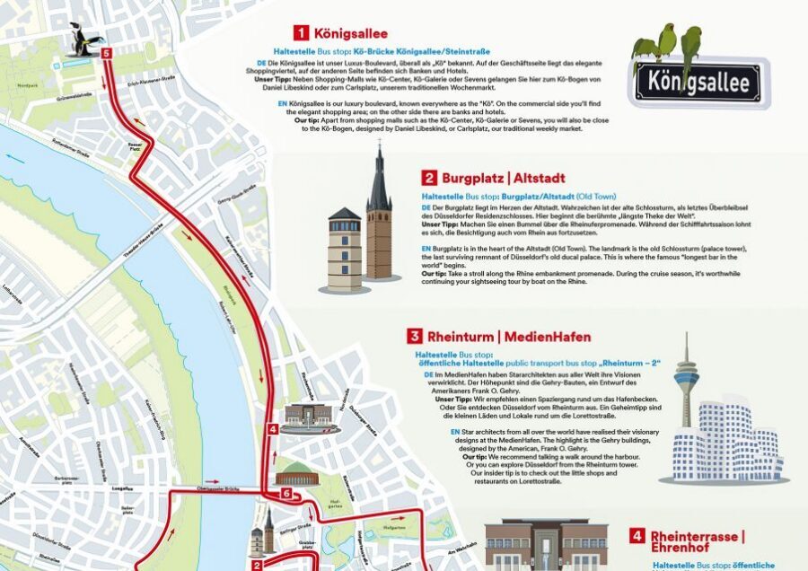 Düsseldorf: 24-Hour Hop-On Hop-Off Ticket - How the 24-hour ticket works (and how to use it well)