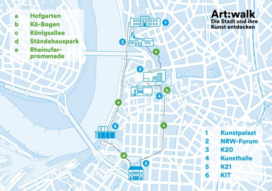 Düsseldorf: Art:walk museum pass - Where to exchange your voucher: Visit Düsseldorf on Rheinstraße 3