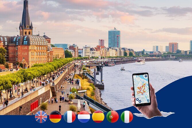 Dusseldorf: City Walk Audio Guide in 7 Languages on your Phone - Getting set up: GPS, internet, and headphones (the real make-or-break)