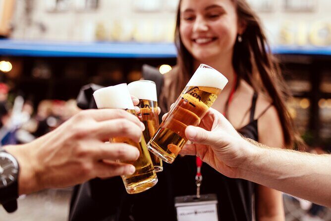 Entertaining Brewery Tour: Feel Good Package including local beer - The Included Kölsch Trio: Value You Can Feel in Your Wallet