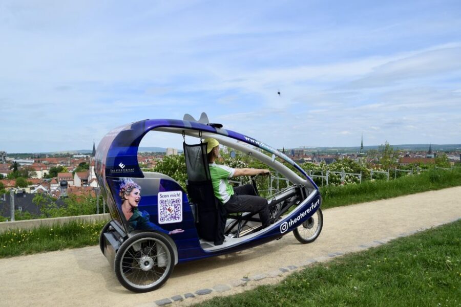 Erfurt: Guided Petersberg Citadel Tour by E-Rickshaw - The big Erfurt panorama: rooftops, churches, and a guide who talks like a human