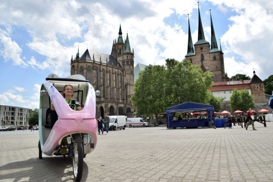 Erfurt: Private Guided Classic Old Town E-Rickshaw Tour - Key highlights you’ll feel on this tour