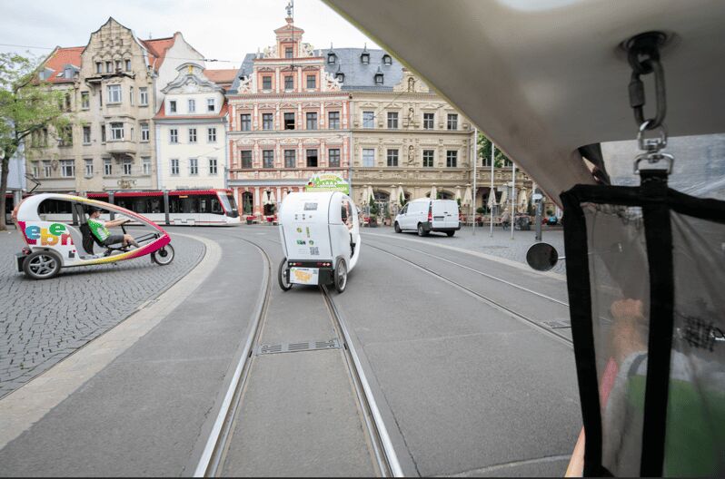 Erfurt: Private Guided Classic Old Town E-Rickshaw Tour - Photo stops and Thuringian Rostbratwurst breaks that you control