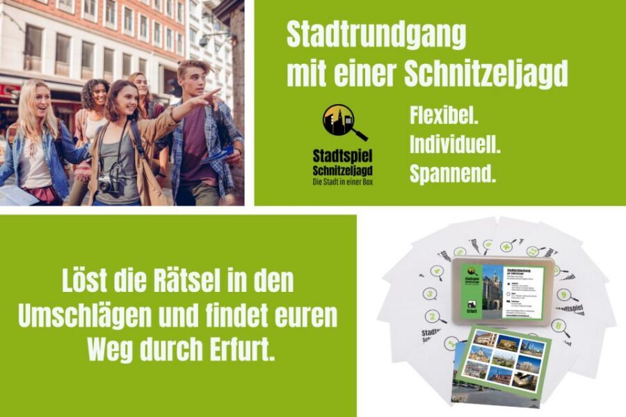Erfurt: Schnitzeljagd, selbstgeführte Highlights-Tour - Key highlights at a glance