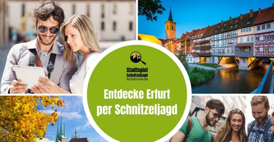 Erfurt: Schnitzeljagd, selbstgeführte Highlights-Tour - How the Schnitzeljagd game really works in Erfurt