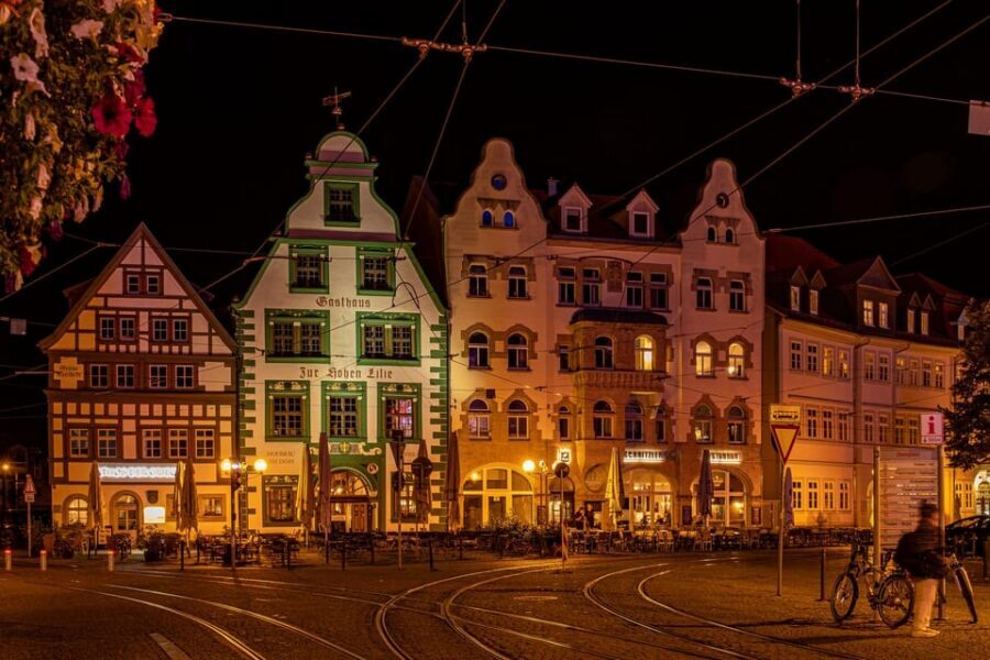 Erfurt: With Night Watchman Schwalbe through the Old Town, including tasting - From Martin L. to Doctor Faust: how the stories guide your feet
