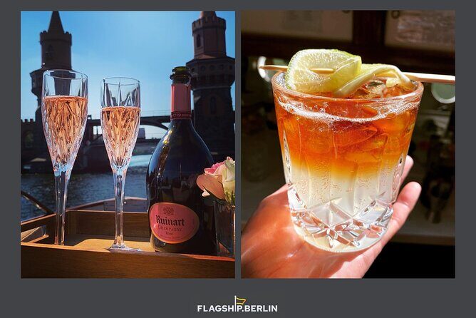 Evening aperitif tour aboard the motor yacht Fitzgerald - A calm Berlin evening: why the Fitzgerald tour works