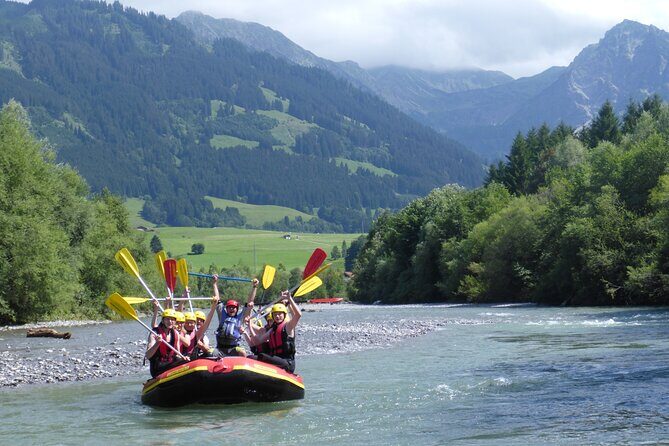 Family rafting Iller - white water rafting level 1 - What you should bring: swimsuits and sturdy shoes