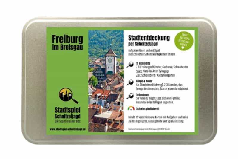 Freiburg im Breisgau: Scavenger Hunt Self-Guided Tour - What you’ll actually do during the 3-hour walk