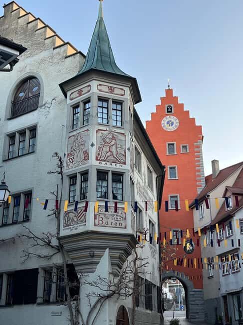 From Basel: 4 Countries and Lake Bodensee Private Car Tour - Stein am Rhein in Switzerland: medieval lanes and colorful frescoes