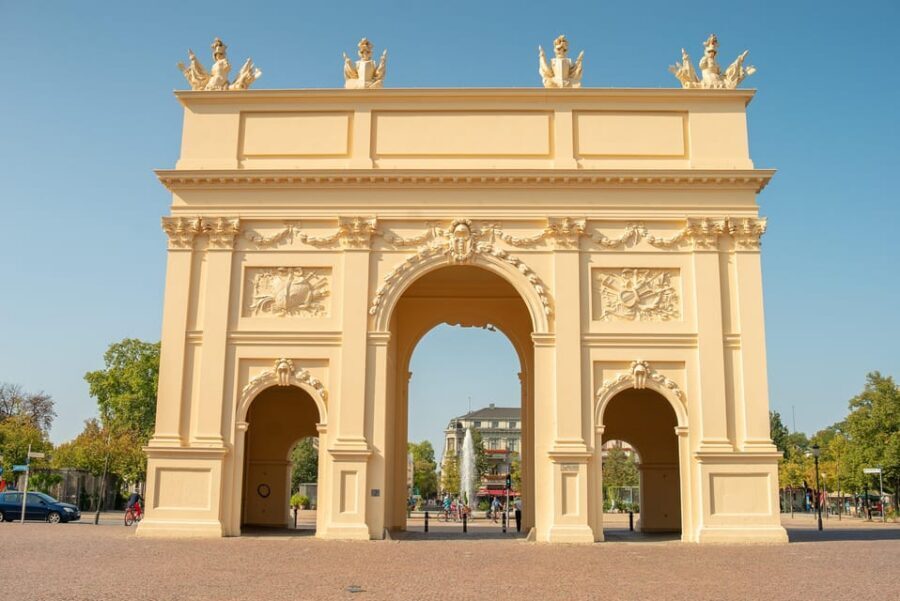 From Berlin: Gardens & Palaces of Potsdam Bike Tour - Potsdam’s Historic Center: Dutch Quarter Charm and the Brandenburg Gate Moment