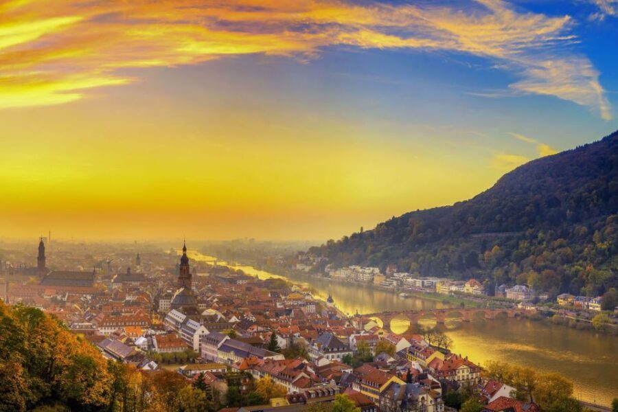 From Frankfurt: Heidelberg & Baden-Baden Full-Day Tour - Heidelberg Old Town Walk: Crooked Lanes, Big Landmarks