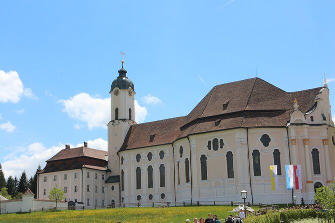 From Fussen: Neuschwanstein, Linderhof and More Private Tour - Wieskirche in the afternoon light: Church in the Meadow