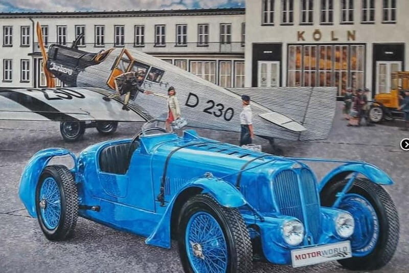 Guided tour of Motorworld Cologne Rhineland - Where Old Butzweilerhof hangars meet modern motors in Cologne