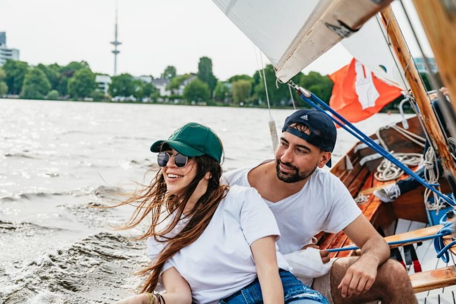 Hamburg: Alster River Sailing Tour on a 2-Masted Sailboat - Your hands-on role: sheets, sails, and steering at the tiller