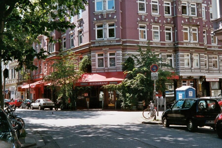 Hamburg: Downtown, Alster & Creative Neighborhoods by Bike - St. Pauli to Neustadt: Hafenstraße, Portuguese Quarter, and the Creative Co-op