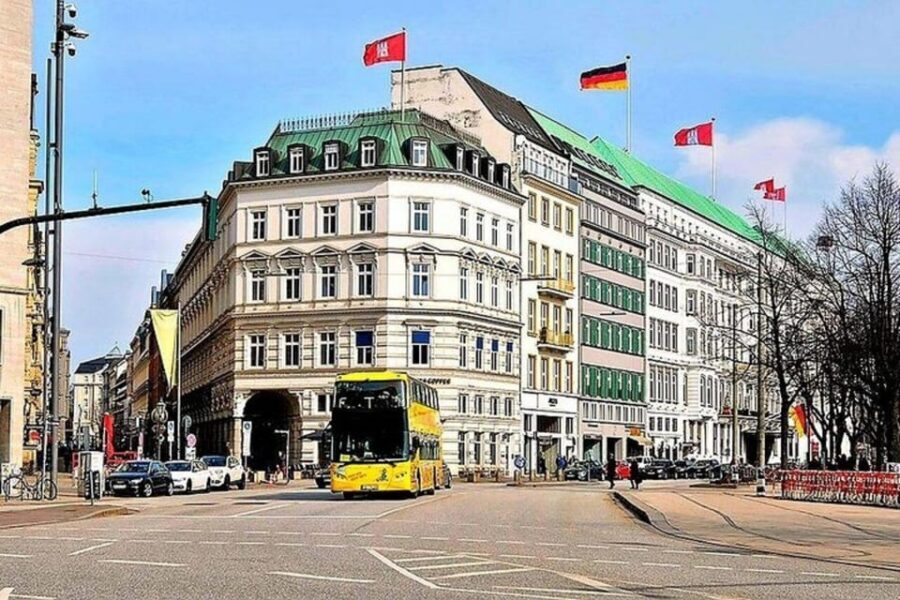 Hamburg: Hop-On Hop-Off Bus Tour Yellow Double Decker - Michaelis Church and the Outer Alster: Landmarks That Anchor the City