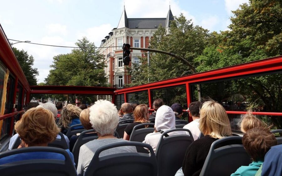 Hamburg: Hop-On/ Hop-Off Tour Classic Line Familienticket - Town Hall, St. Michael’s Church, and Elbphilharmonie area sights