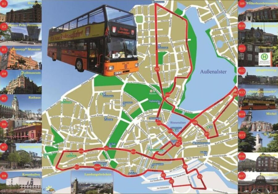 Hamburg : Line G Hop-On Hop-Off Sightseeing Tour - The 100-minute loop: how the hop-on hop-off rhythm works
