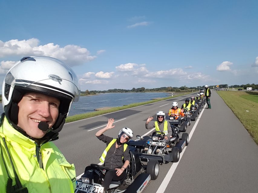 Hamburg: Panoramic Streetkart Tour - Harbor break at Hamburger Hafen: photos, then back to acceleration