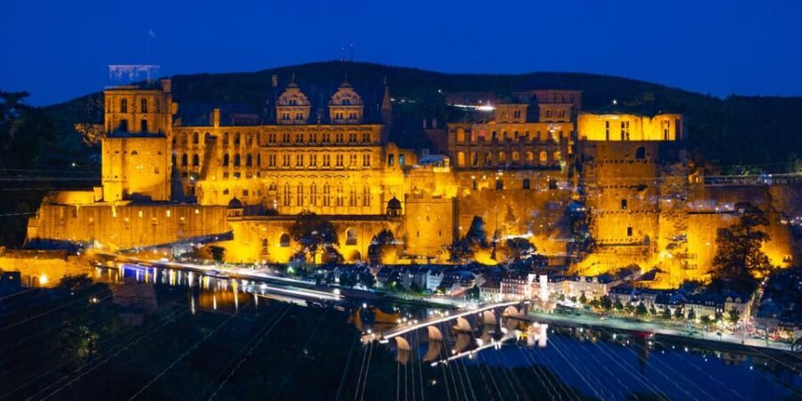 Heidelberg at Night - Photo Walk - The 6 km route: Philosophenweg views plus steep climbs