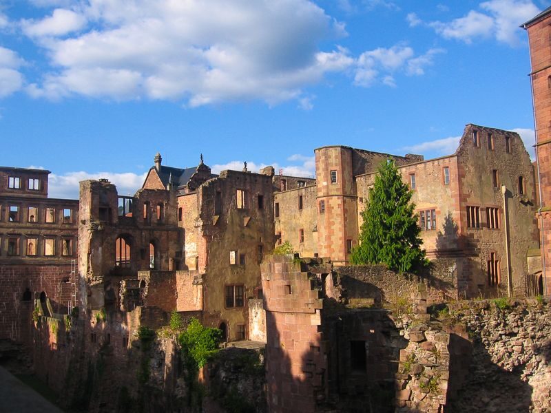 Heidelberg Castle Tour: Residence of the Electors - The Hortus Palatinus walk: ruins with a point