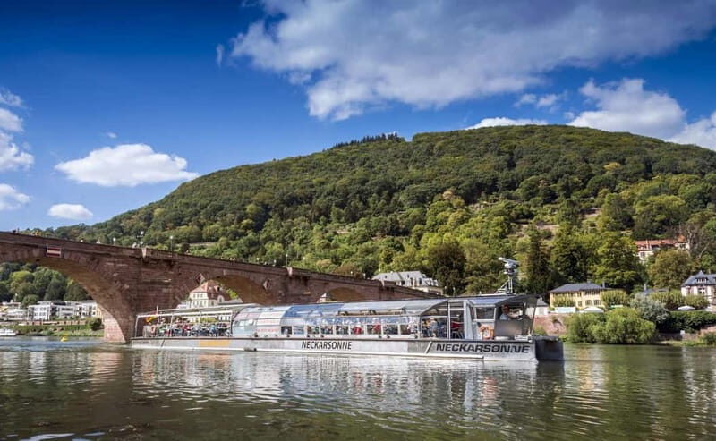 Heidelberg: Green City Tour with the Neckarsonne solar ship - Arriving at the Old Bridge Jetty (And Getting Oriented Fast)