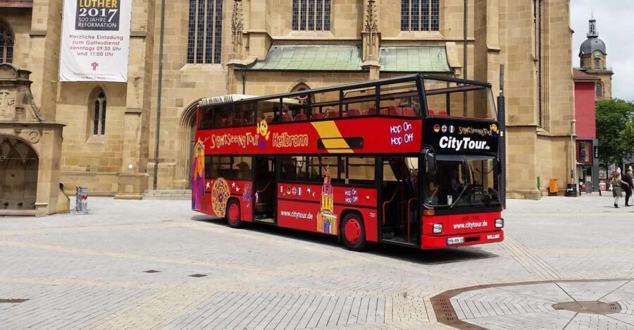 Heilbronn: 24h Hop-on Hop-off City Sightseeing Bus Tour - Getting your bearings from an open-top deck