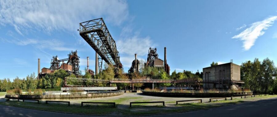 Hut tour Duisburg-Nord Landscape Park - How this industrial monument became a symbol of change