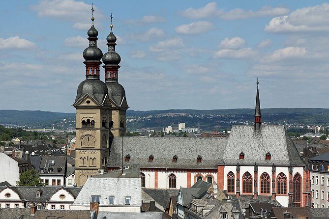 Koblenz - Old Town including the Deutsches Eck - Deutsches Eck: Kaiser Wilhelm and the Confluence View