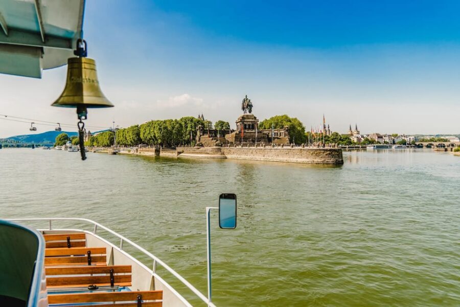 Koblenz: Panoramic Cruise on Moselle River to Winningen - Deutsches Eck: Father Rhine and Mother Moselle, right where it’s iconic