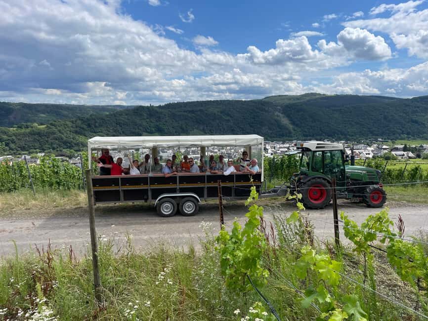 Kröv, Moselle: COVERED WAGON RIDE through the vineyards with wine tasting - Key things to know before you go
