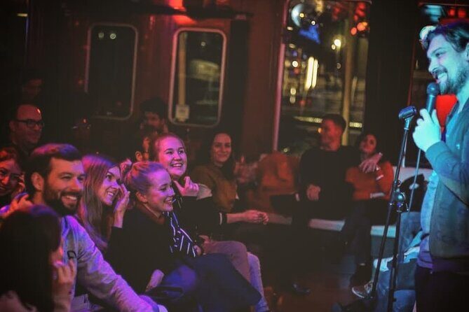 Laughing Spree - English Comedy Show on a Boat - The comedy format: 5–7 minute sets that move fast