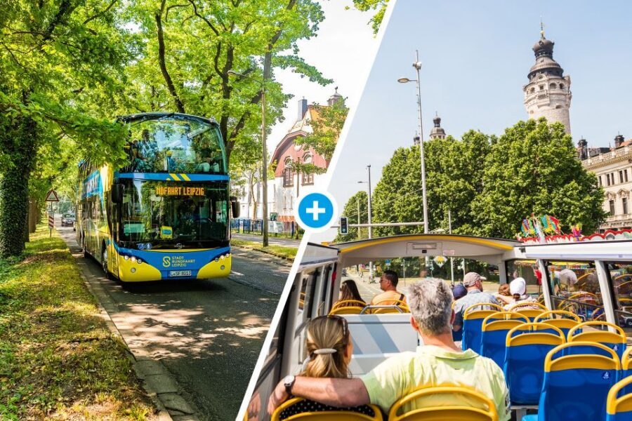 Leipzig: 13-Stop Hop-on/Hop-off Bus Ticket - St. Thomas Church and Dittrichring: the old-city anchor before the music streets