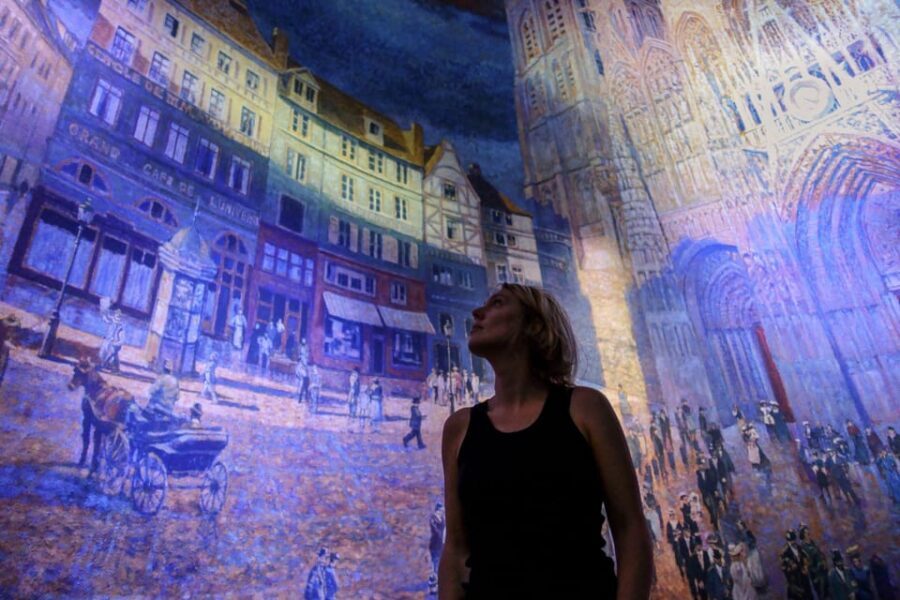 Leipzig: 360° Panorama THE CATHEDRALE OF MONET ticket - Guided tours in German: worth it for language learners or art nerds
