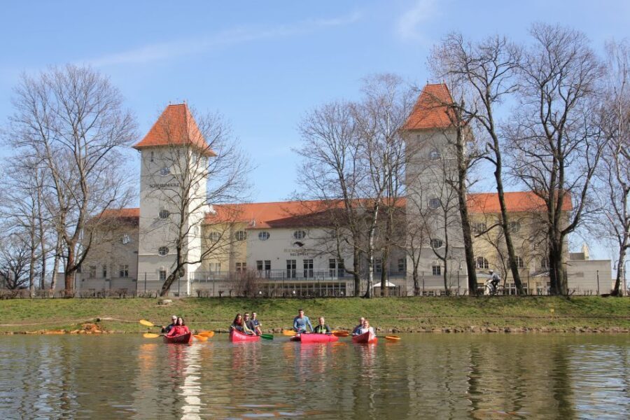 Leipzig: 4-Hour City Center to Cospudener See Tour - Connewitz watergate: when the route changes gear