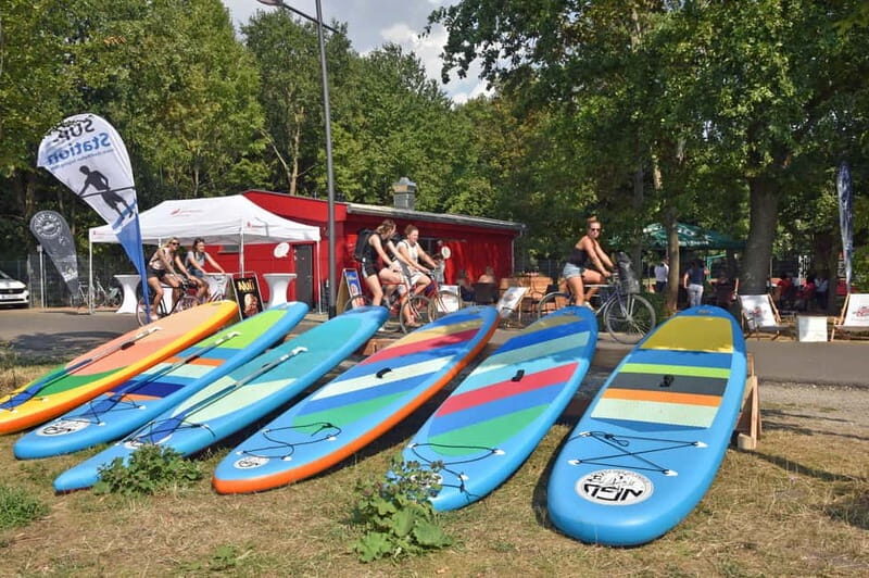 Leipzig: Cospudener Lake Stand-Up Paddleboard Course - The 90-minute flow: what happens once you meet the guide