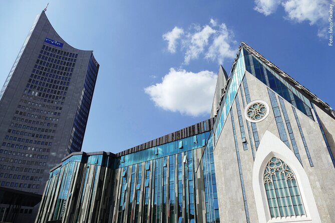 Leipzig : Guided tour with Panorama Tower for a private group - A guided walk through Leipzig’s passages, tunnels, and special stops