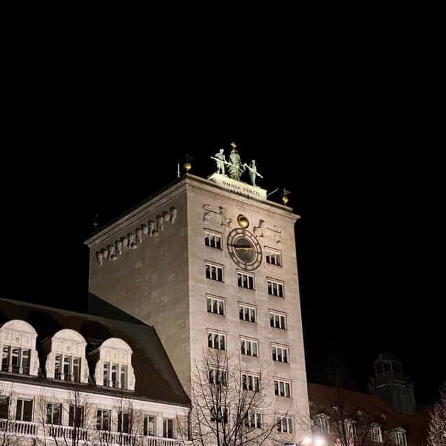 Leipzig Night Watchman 2.0: modern evening tour – entertaining & visually stunning! - Augustusplatz and the city’s big public stage