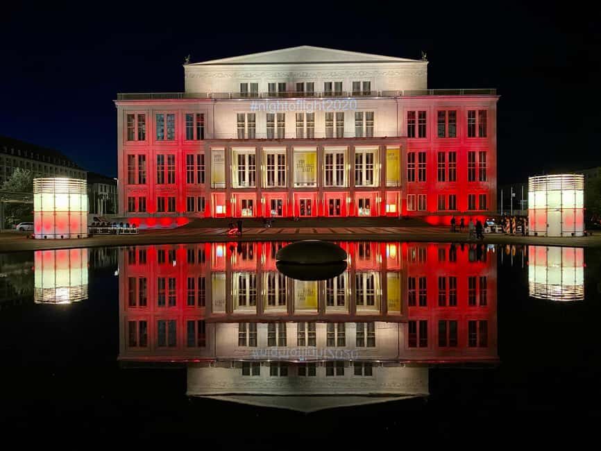 Leipzig Night Watchman 2.0: modern evening tour – entertaining & visually stunning! - Leipzig Opera and Gewandhaus: culture as part of the transformation