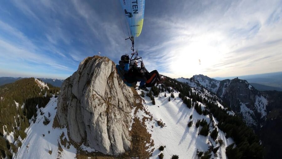 Lenggries: Tandem Paragliding Flight - Getting Your Videos and Photos: SD Card Included, Action Cam Optional
