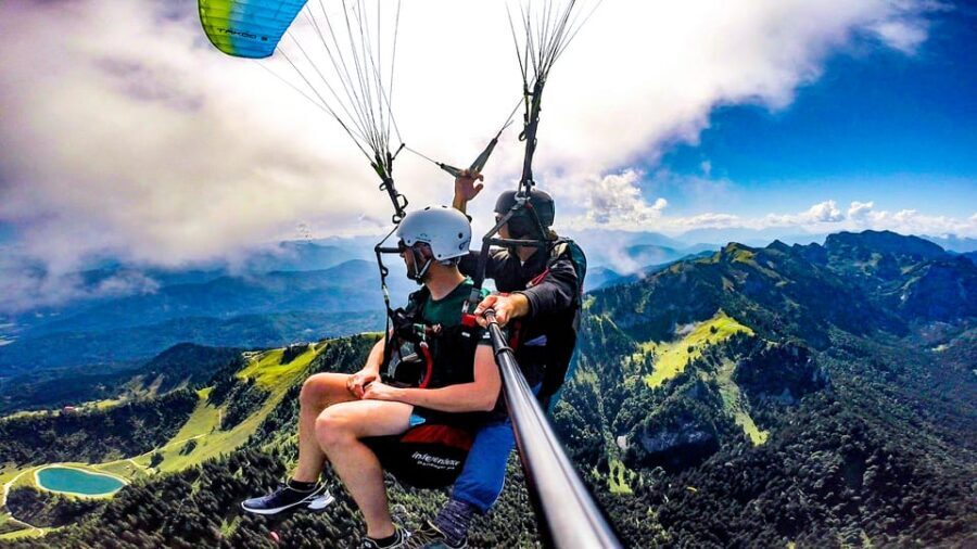 Lenggries: Tandem Paragliding Flight - Safety Setup: Harness, Helmet, and a Tandem Pilot Who Owns the Skills