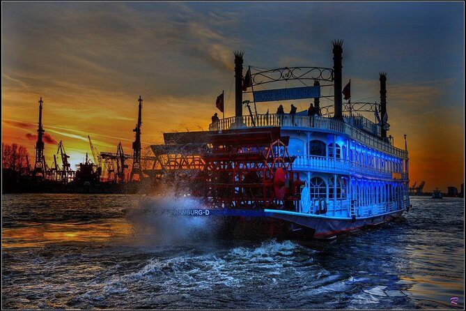 Lights tour through the port of Hamburg and to the historic warehouse district - Cruising the Port of Hamburg Lights: Working Harbor Views, Not Just Pretty Scenery
